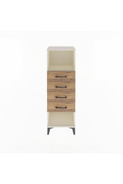 Arges Dolap Tek Raflı 4 Çekmeceli 44x30x134 - S16M069V3A