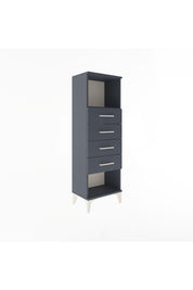 Arges Dolap Tek Raflı 4 Çekmeceli 44x30x134 - S16M069V5A