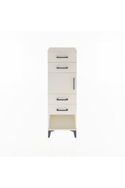 Arges Dolap Tek Raflı 4 Çekmeceli Tek Kapaklı 44x30x134 - S16M070V1A