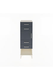 Arges Dolap Tek Raflı 4 Çekmeceli Tek Kapaklı 44x30x134 - S16M070V2A