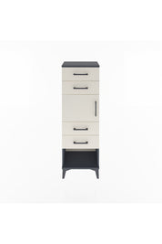 Arges Dolap Tek Raflı 4 Çekmeceli Tek Kapaklı 44x30x134 - S16M070V4A