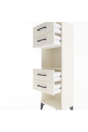 Arges Dolap Tek Raflı 4 Çekmeceli 44x30x134 - S16M071V1A