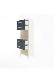 Arges Dolap Tek Raflı 4 Çekmeceli 44x30x134 - S16M071V2A