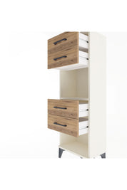 Arges Dolap Tek Raflı 4 Çekmeceli 44x30x134 - S16M071V3A