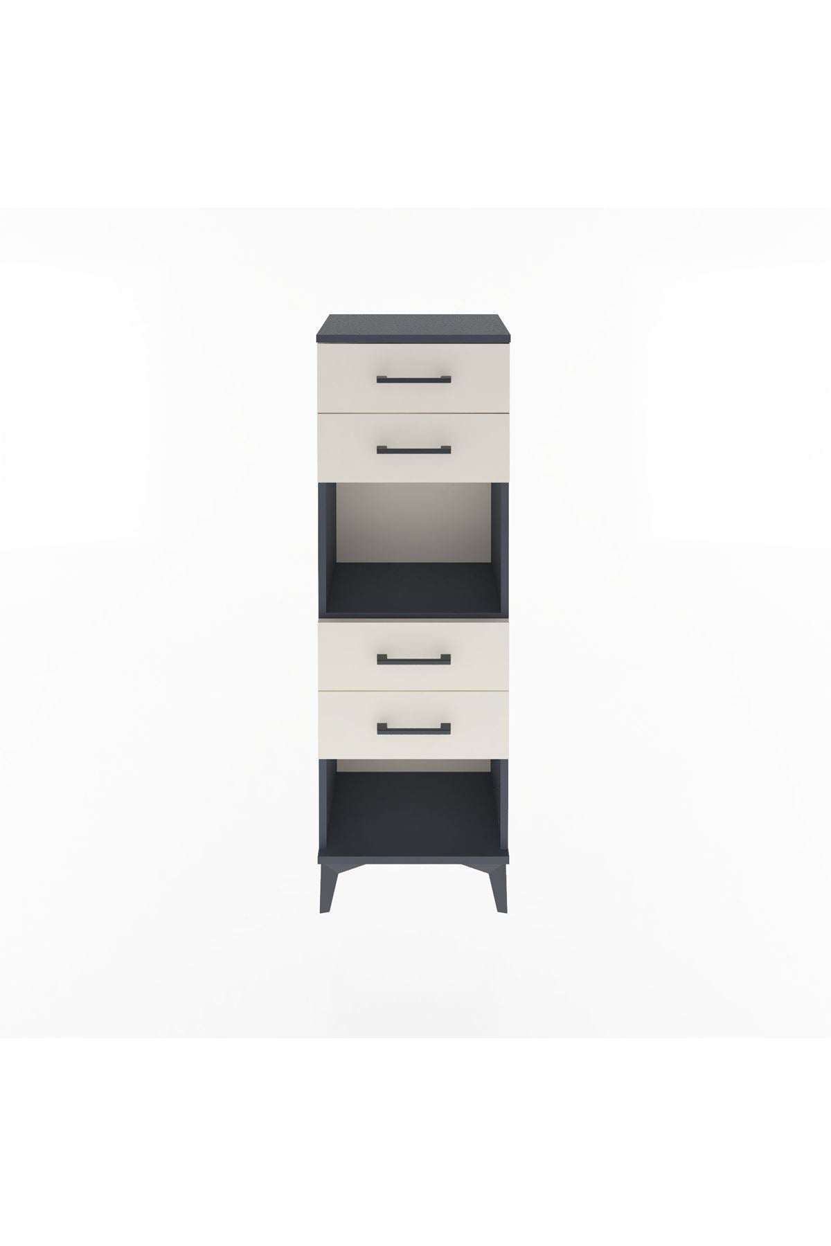 Arges Dolap Tek Raflı 4 Çekmeceli 44x30x134 - S16M071V4A