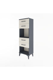 Arges Dolap Tek Raflı 4 Çekmeceli 44x30x134 - S16M071V4A