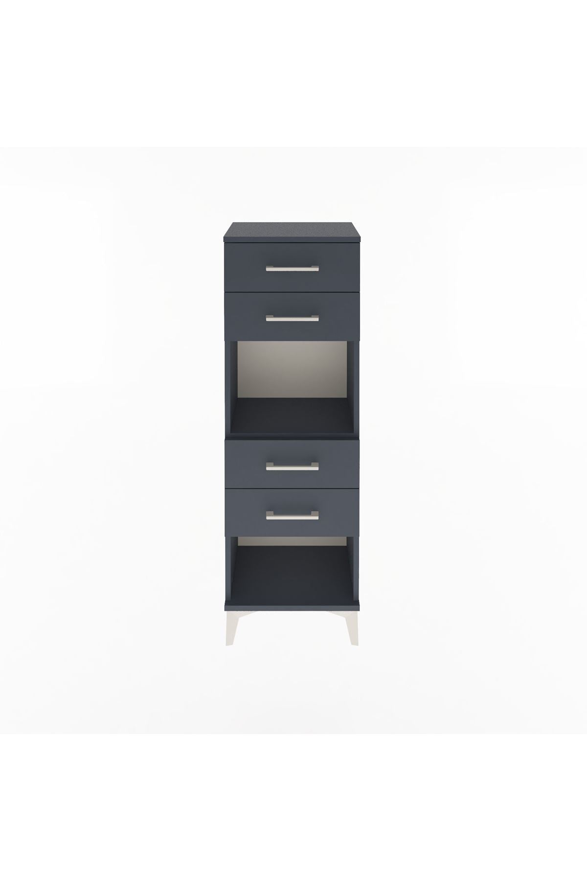 Arges Dolap Tek Raflı 4 Çekmeceli 44x30x134 - S16M071V5A