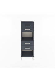 Arges Dolap Tek Raflı 4 Çekmeceli 44x30x134 - S16M071V5A