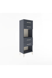 Arges Dolap Tek Raflı 4 Çekmeceli 44x30x134 - S16M071V5A