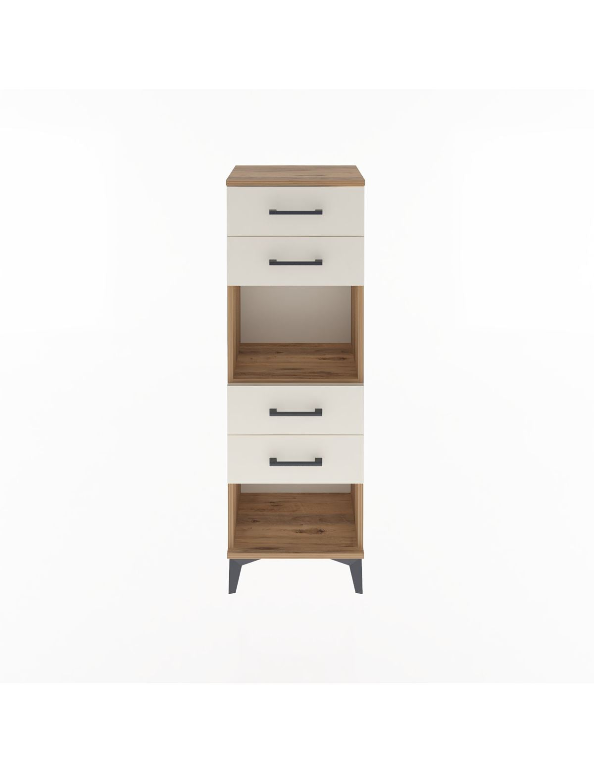 Arges Dolap Tek Raflı 4 Çekmeceli 44x30x134 - S16M071V7A