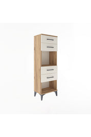Arges Dolap Tek Raflı 4 Çekmeceli 44x30x134 - S16M071V7A