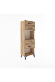 Arges Dolap Tek Raflı 4 Çekmeceli 44x30x134 - S16M071V9A