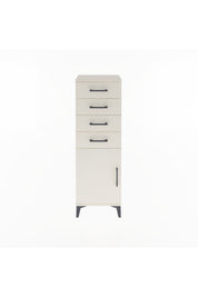 Arges Dolap Tek Raflı 4 Çekmeceli Tek Kapaklı 44x30x134 - S16M072V1A
