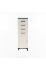 Arges Dolap Tek Raflı 4 Çekmeceli Tek Kapaklı 44x30x134 - S16M072V4A