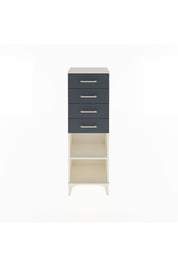 Arges Dolap Tek Raflı 4 Çekmeceli 44x30x134 - S16M073V2A