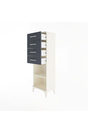 Arges Dolap Tek Raflı 4 Çekmeceli 44x30x134 - S16M073V2A