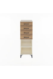 Arges Dolap Tek Raflı 4 Çekmeceli 44x30x134 - S16M073V3A