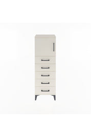 Arges Dolap Tek Raflı 5 Çekmeceli Tek Kapaklı 44x30x134 - S16M074V1A
