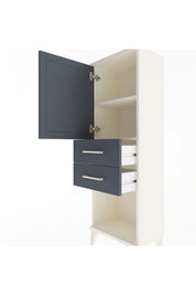 Arges Dolap 2 Raflı 2 Çekmeceli Tek Kapaklı 44x30x134 - S16M038V2A