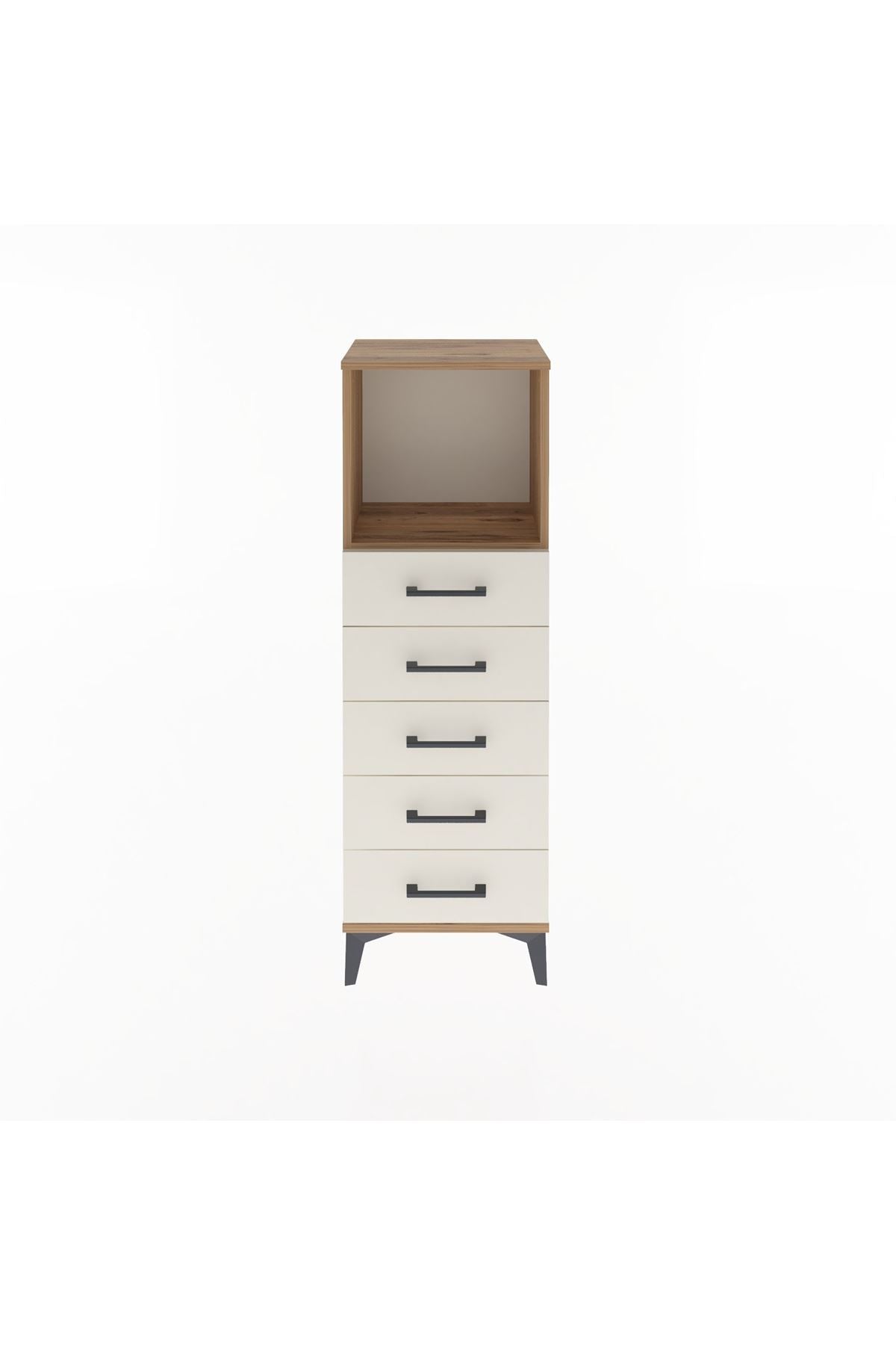 Arges Dolap Tek Raflı 5 Çekmeceli 44x30x134 - S16M075V7A