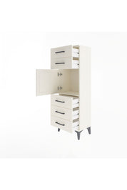 Arges Dolap Tek Raflı 5 Çekmeceli Tek Kapaklı 44x30x134 - S16M076V1A