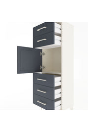 Arges Dolap Tek Raflı 5 Çekmeceli Tek Kapaklı 44x30x134 - S16M076V2A
