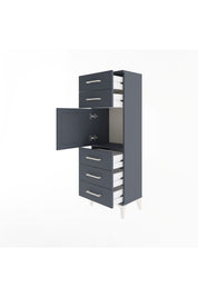 Arges Dolap Tek Raflı 5 Çekmeceli Tek Kapaklı 44x30x134 - S16M076V5A
