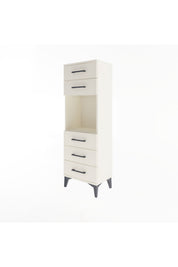 Arges Dolap Tek Raflı 5 Çekmeceli 44x30x134 - S16M077V1A
