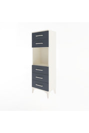 Arges Dolap Tek Raflı 5 Çekmeceli 44x30x134 - S16M077V2A