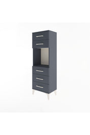 Arges Dolap Tek Raflı 5 Çekmeceli 44x30x134 - S16M077V5A