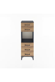 Arges Dolap Tek Raflı 5 Çekmeceli 44x30x134 - S16M077V6A
