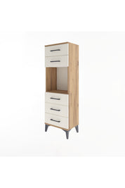 Arges Dolap Tek Raflı 5 Çekmeceli 44x30x134 - S16M077V7A
