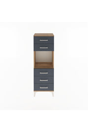 Arges Dolap Tek Raflı 5 Çekmeceli 44x30x134 - S16M077V8A