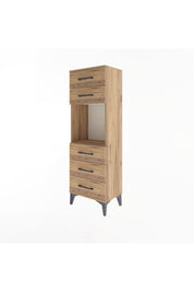 Arges Dolap Tek Raflı 5 Çekmeceli 44x30x134 - S16M077V9A