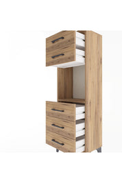 Arges Dolap Tek Raflı 5 Çekmeceli 44x30x134 - S16M077V9A