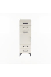 Arges Dolap Tek Raflı 5 Çekmeceli Tek Kapaklı 44x30x134 - S16M078V1A