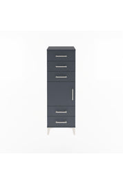 Arges Dolap Tek Raflı 5 Çekmeceli Tek Kapaklı 44x30x134 - S16M078V5A