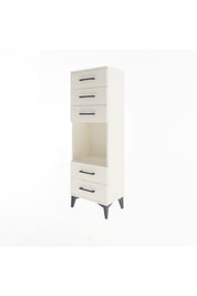 Arges Dolap Tek Raflı 5 Çekmeceli 44x30x134 - S16M079V1A