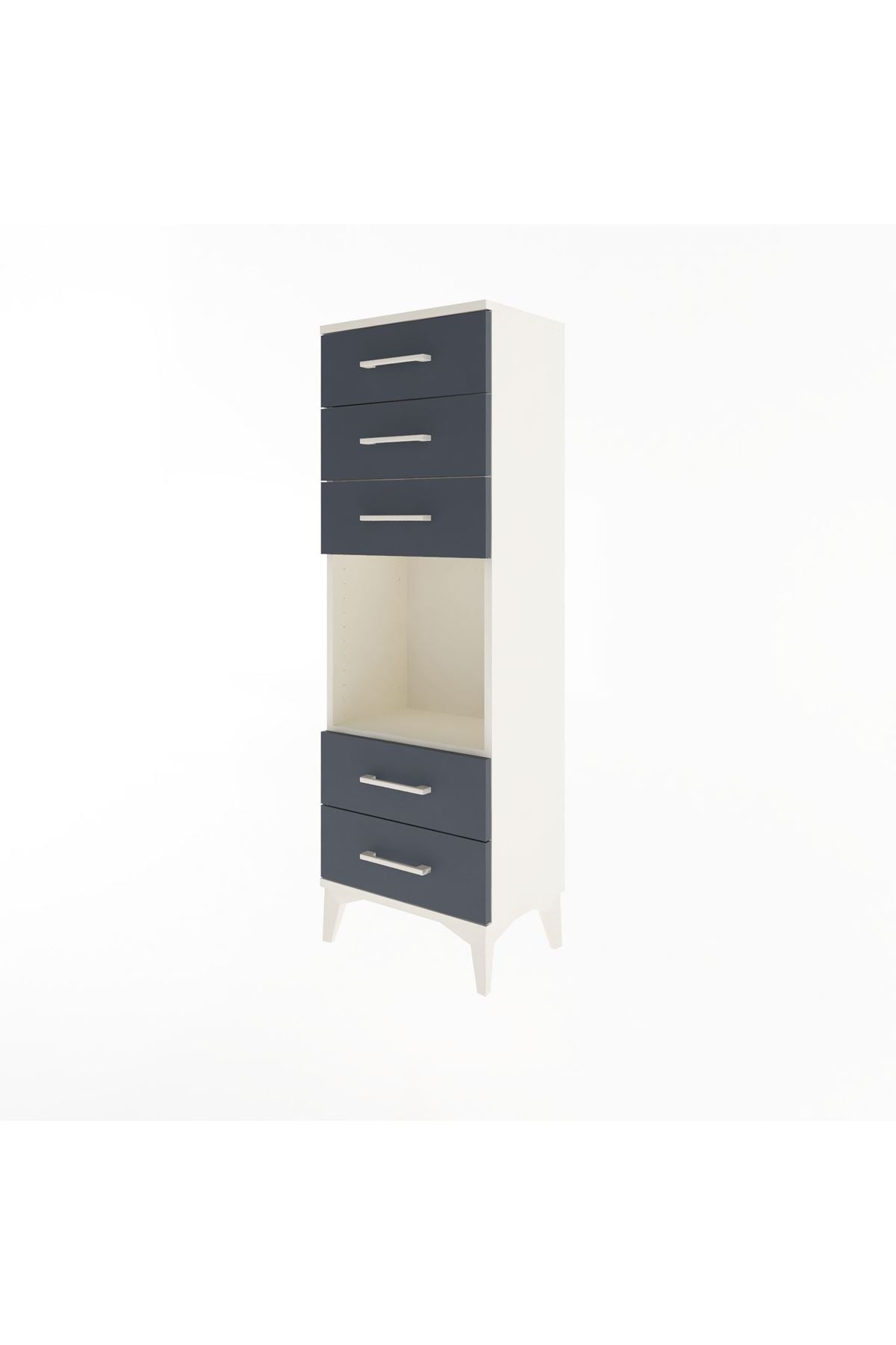 Arges Dolap Tek Raflı 5 Çekmeceli 44x30x134 - S16M079V2A