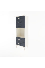 Arges Dolap Tek Raflı 5 Çekmeceli 44x30x134 - S16M079V2A