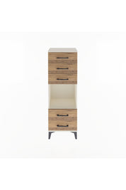Arges Dolap Tek Raflı 5 Çekmeceli 44x30x134 - S16M079V3A
