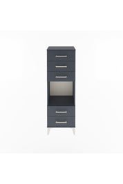 Arges Dolap Tek Raflı 5 Çekmeceli 44x30x134 - S16M079V5A