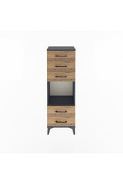 Arges Dolap Tek Raflı 5 Çekmeceli 44x30x134 - S16M079V6A