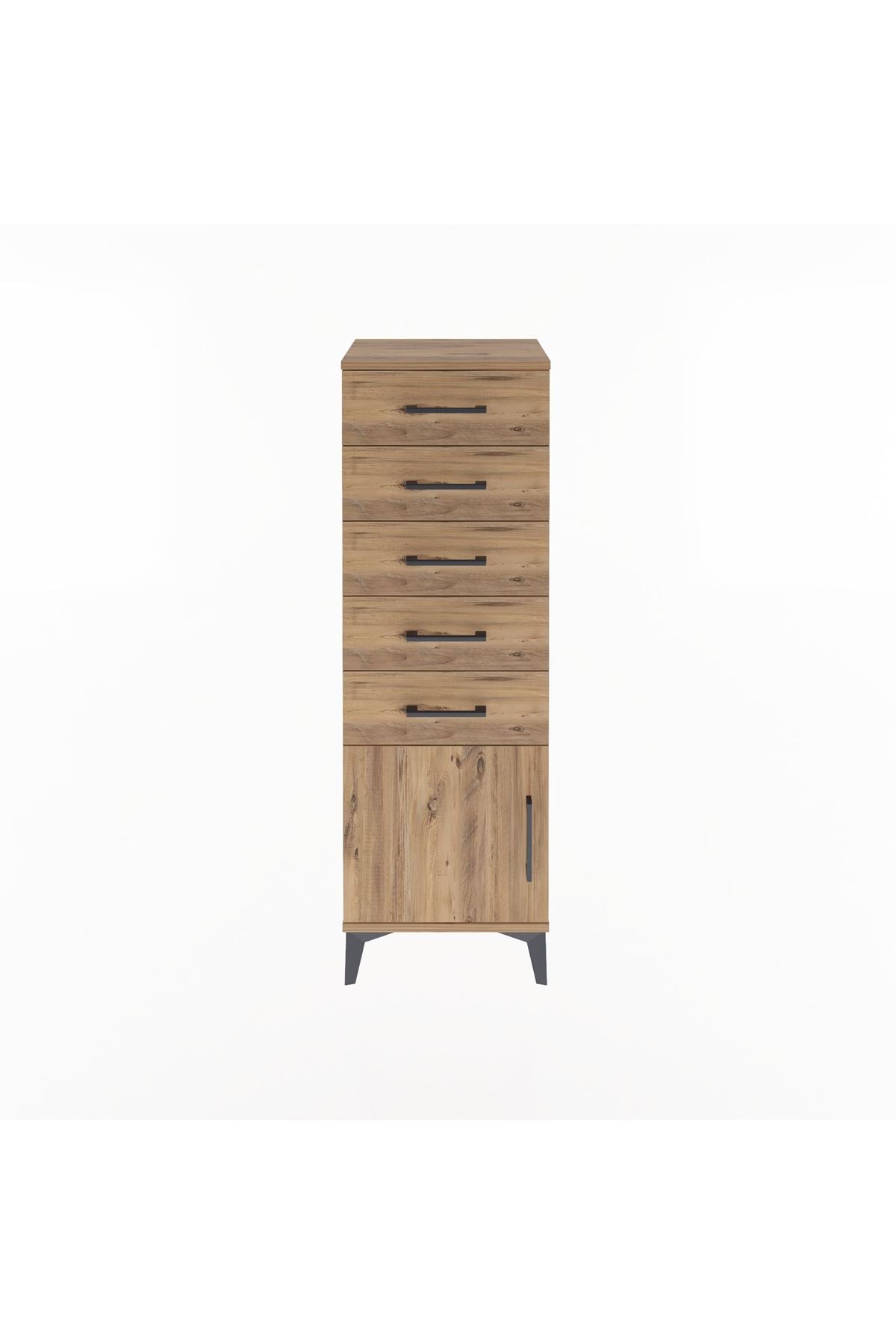 Arges Dolap 5 Çekmeceli Tek Kapaklı 44x30x134 - S16M080V9A