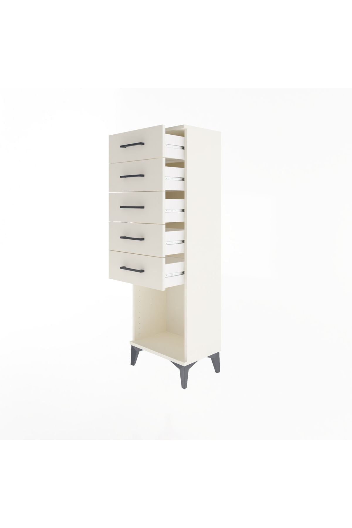 Arges Dolap 5 Çekmeceli 44x30x134 - S16M081V1A