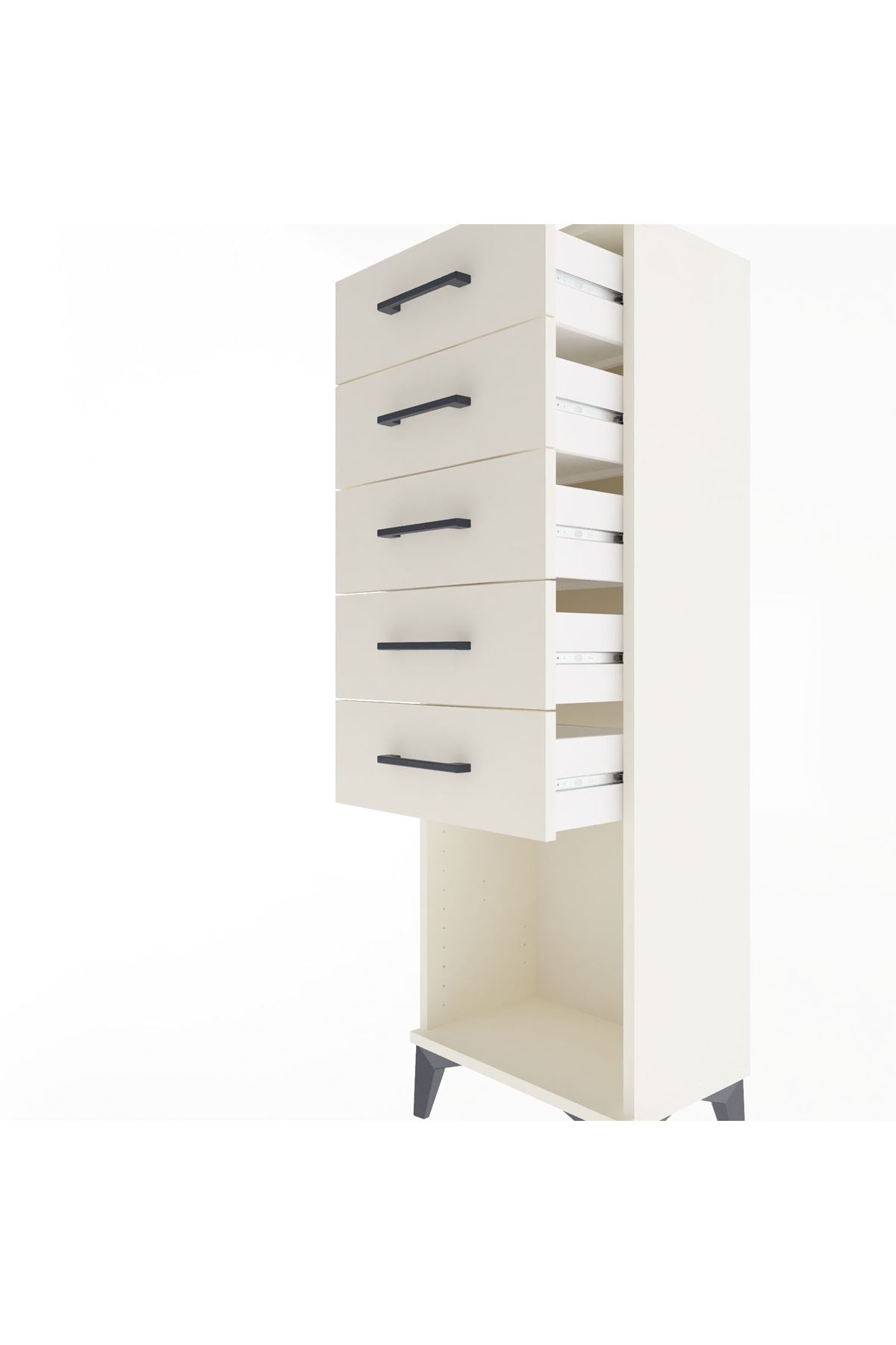 Arges Dolap 5 Çekmeceli 44x30x134 - S16M081V1A