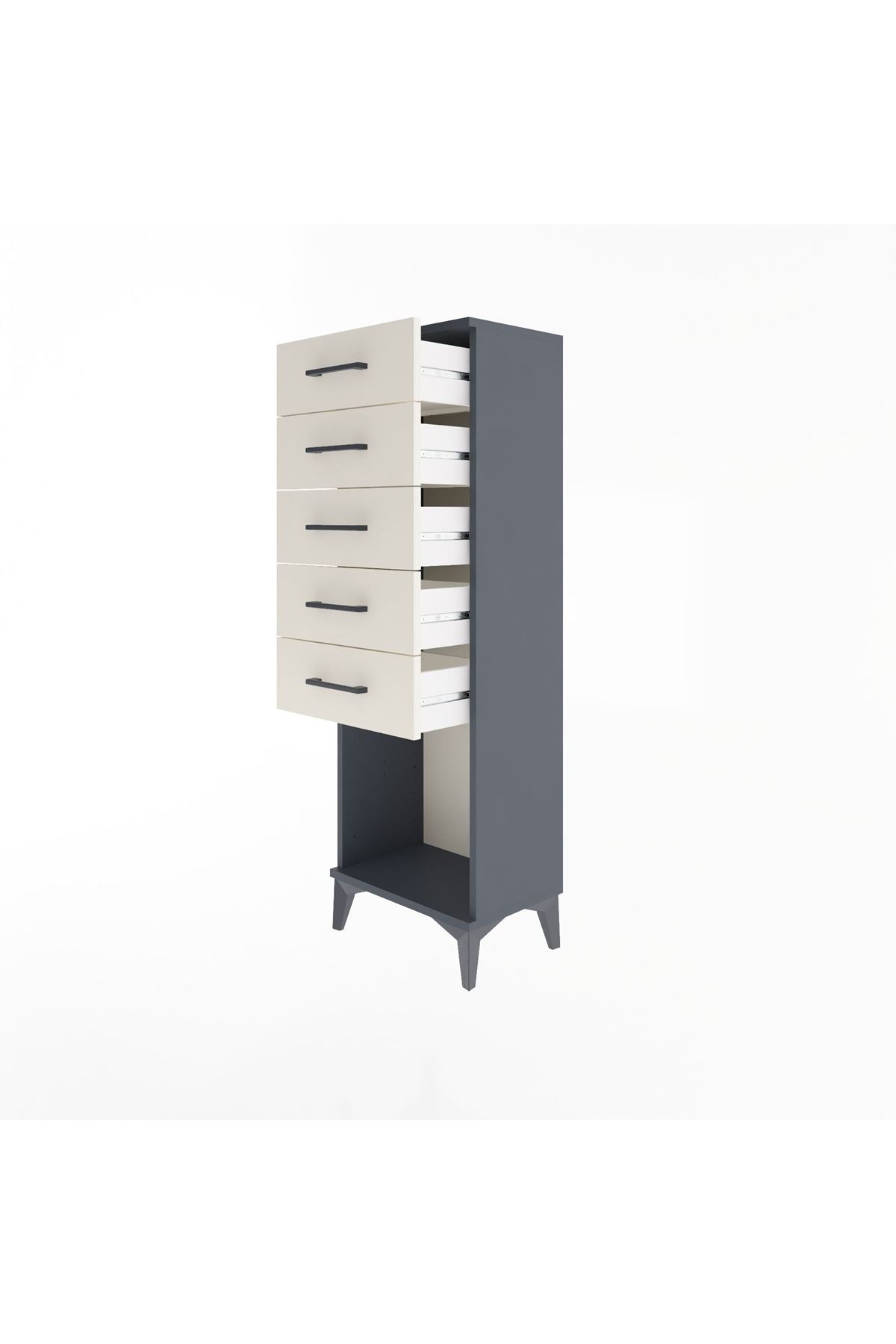 Arges Dolap 5 Çekmeceli 44x30x134 - S16M081V4A