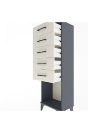 Arges Dolap 5 Çekmeceli 44x30x134 - S16M081V4A