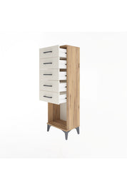 Arges Dolap 5 Çekmeceli 44x30x134 - S16M081V7A