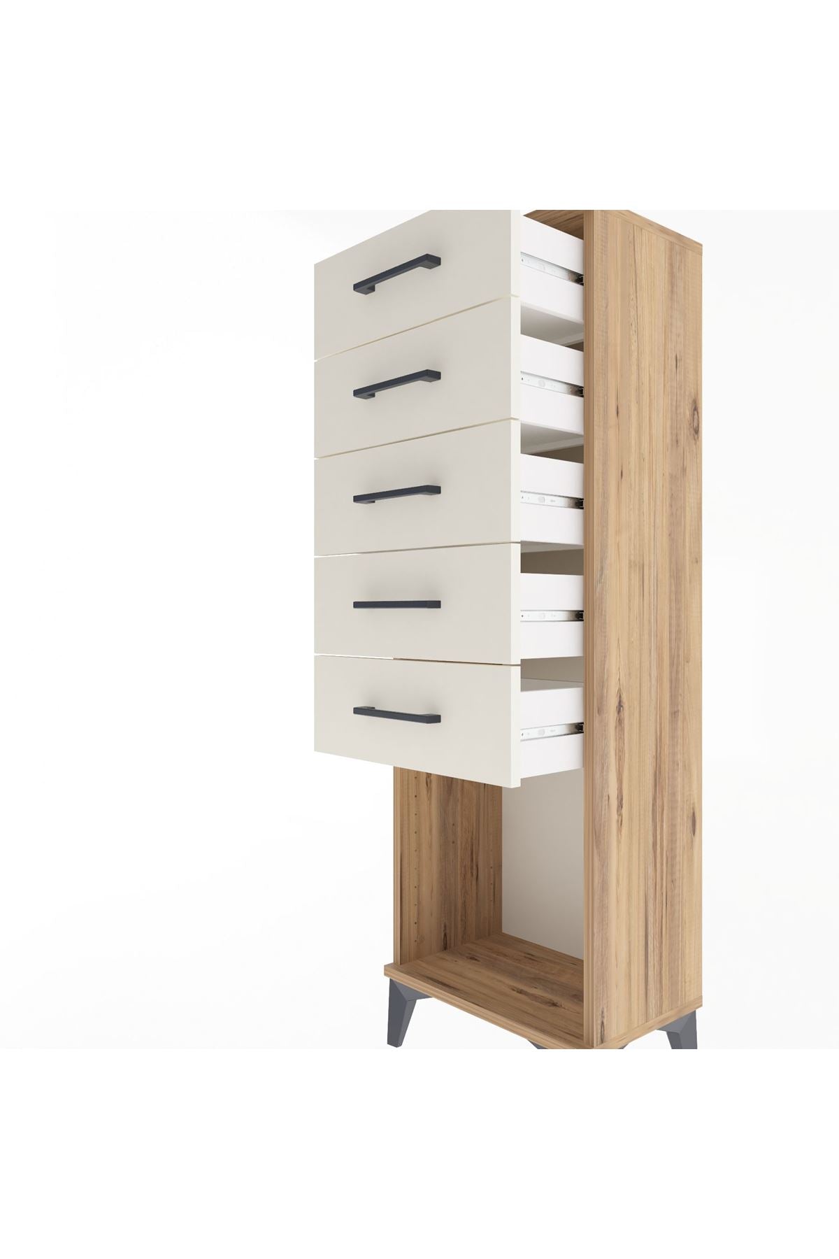 Arges Dolap 5 Çekmeceli 44x30x134 - S16M081V7A
